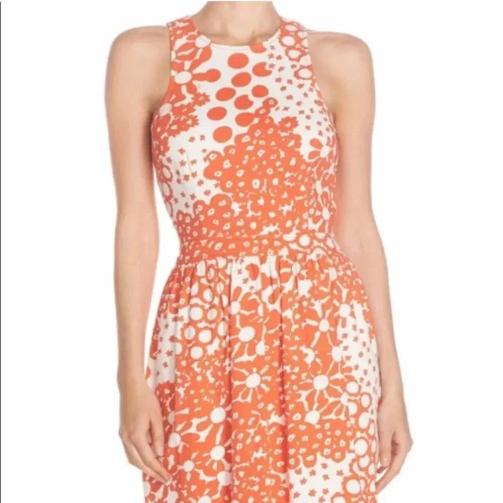 Trina Turk Lenia Print Fit & Flare Dress size 0